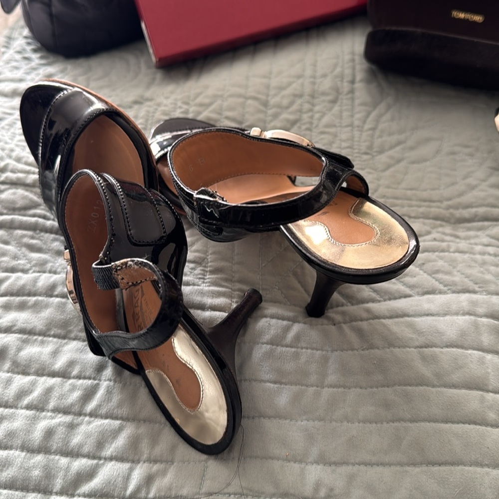 Salvatore Ferragamo Black Women's Heels - Picture 3 of 11
